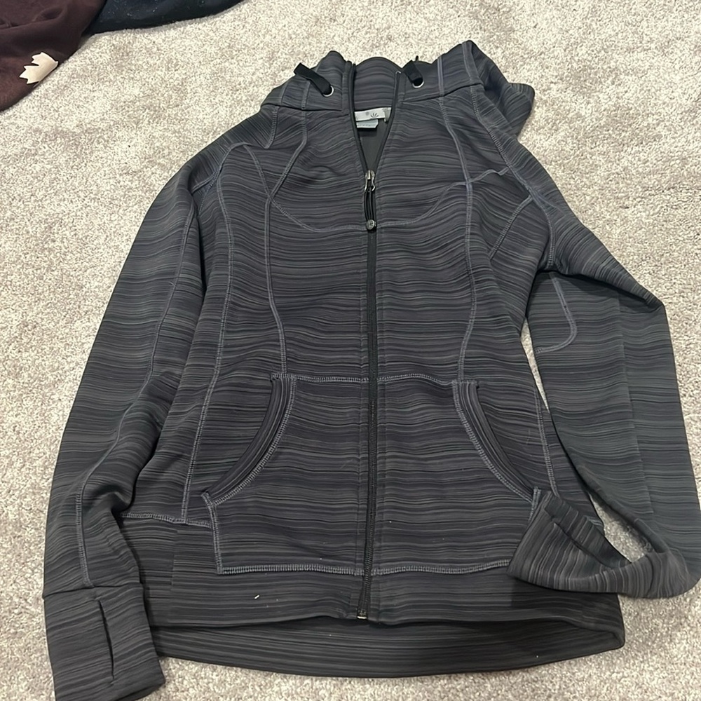 Black striped jacket